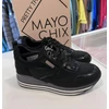 Kép 4/4 - Mayo Chix platform cipő fekete csilis