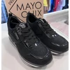 Kép 3/4 - Mayo Chix platform cipő fekete csilis