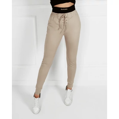 o la voga dupla derekú nadrág bézs