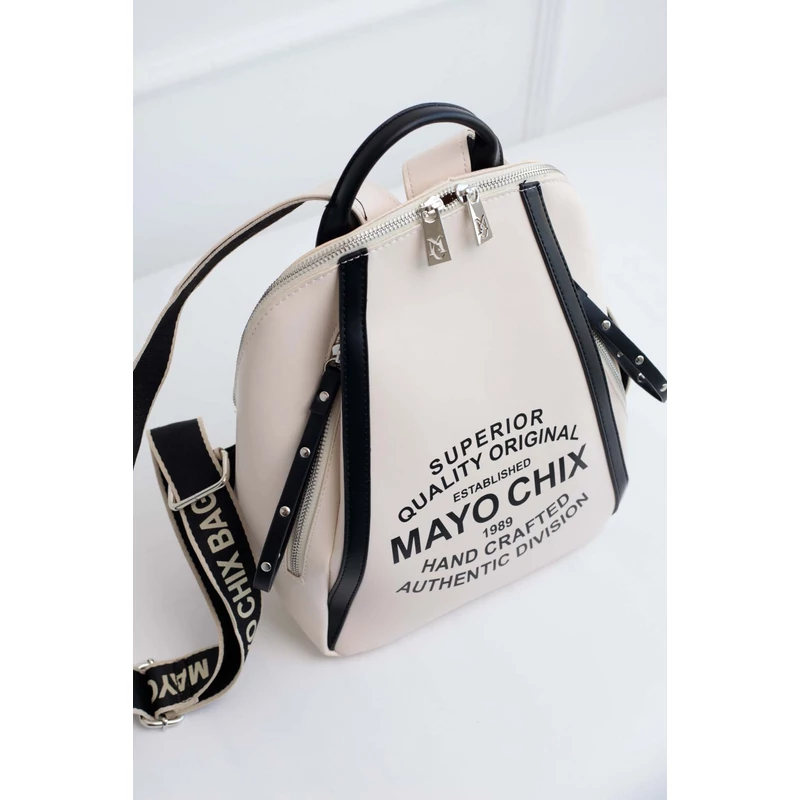mayo chix hátitáska Bézs/fekete