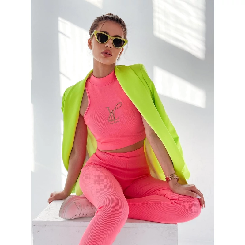 o la voga bordás szett pink